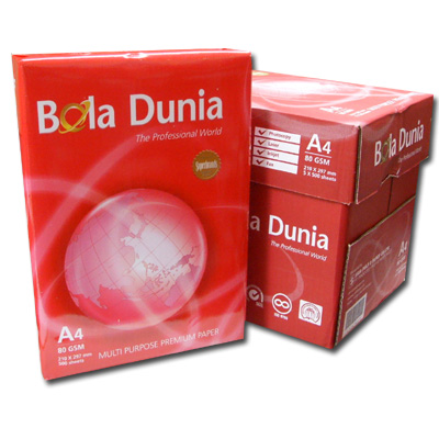 Manufacturers Exporters and Wholesale Suppliers of Bola dunia copy paper kuching 